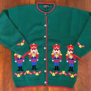 Vintage Charter Club Christmas Sweater. Toy Soldier, Made in British Hon…